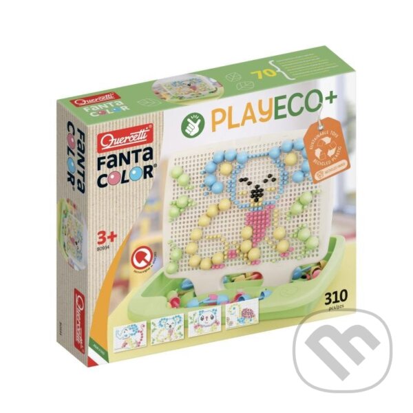 Spoločenská hra: PlayEco - Mozaika Fantacolor (Quercetti). Quercetti, 2023 Spoločenská hra: PlayEco - Mozaika Fantacolor (Quercetti). Quercetti, 2023