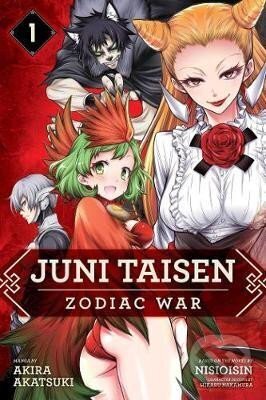 Kniha: Juni Taisen: Zodiac War 1 (Akira Akatsuki). Viz Media, 2018 Kniha: Juni Taisen: Zodiac War 1 (Akira Akatsuki). Viz Media, 2018