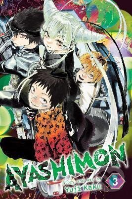 Kniha: Ayashimon 3 (Yuji Kaku). Viz Media, 2023 Kniha: Ayashimon 3 (Yuji Kaku). Viz Media, 2023