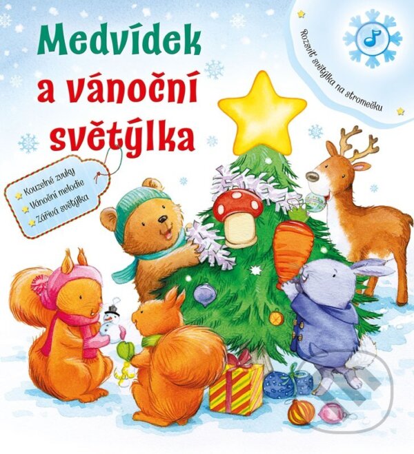 Kniha: Medvídek a vánoční světýlka (Autorský kolektiv). Edika, 2023 Kniha: Medvídek a vánoční světýlka (Autorský kolektiv). Edika, 2023
