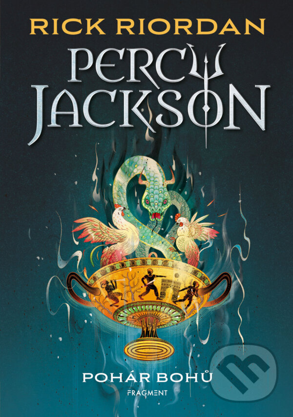 E-kniha: Percy Jackson – Pohár bohů (Rick Riordan). Nakladatelství Fragment, 2023 E-kniha: Percy Jackson – Pohár bohů (Rick Riordan). Nakladatelství Fragment, 2023
