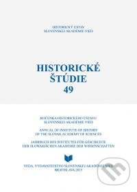 Kniha: Historické štúdie 49 (Daniela Kodajová a Ingrid Kušniráková). VEDA, 2015 Kniha: Historické štúdie 49 (Daniela Kodajová a Ingrid Kušniráková). VEDA, 2015