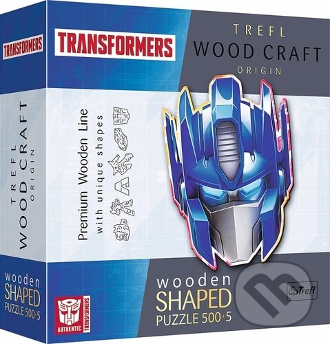 Puzzle: Wood Craft Origin puzzle Transformers Optimus Prime 505 dílků (Trefl). Trefl, 2023 Puzzle: Wood Craft Origin puzzle Transformers Optimus Prime 505 dílků (Trefl). Trefl, 2023