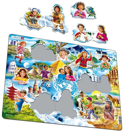 Puzzle: Puzzle MAXI - Děti ve světě (15 dílků) (Timy Partners). Timy Partners, 2016 Puzzle: Puzzle MAXI - Děti ve světě (15 dílků) (Timy Partners). Timy Partners, 2016