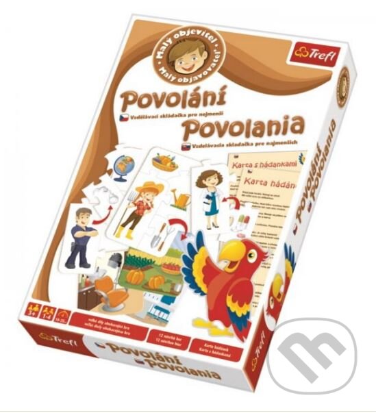 Společenská hra: Edukační hra Malý objevitel Povolání (Trefl). Trefl, 2020 Společenská hra: Edukační hra Malý objevitel Povolání (Trefl). Trefl, 2020