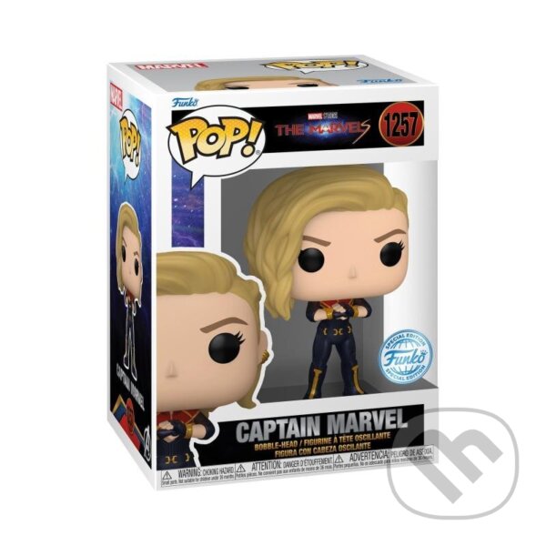 Funko POP: The Marvels - Captain Marvel (exclusive special edition) (Funko). Funko, 2023 Funko POP: The Marvels - Captain Marvel (exclusive special edition) (Funko). Funko, 2023