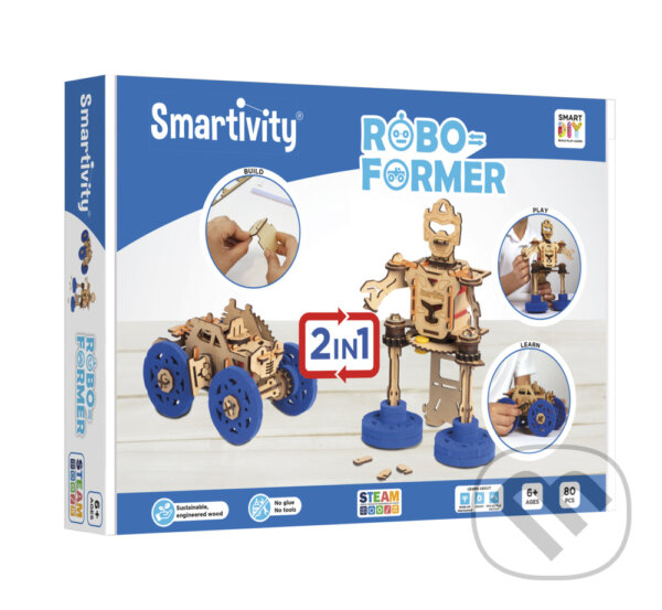 Společenská hra: Smartivity - Roboauto 2v1 (Smartivity). Smartivity, 2023 Společenská hra: Smartivity - Roboauto 2v1 (Smartivity). Smartivity, 2023