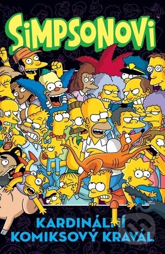 Kniha: Simpsonovi: Kardinální komiksový nával (Crew). Crew, 2023 Kniha: Simpsonovi: Kardinální komiksový nával (Crew). Crew, 2023