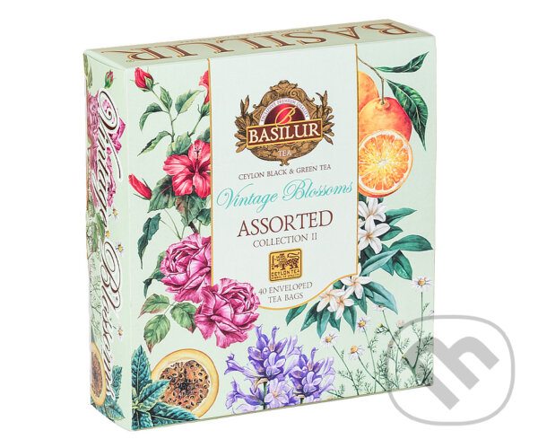 BASILUR Vintage Blossoms Assorted II 40x2g (0x2g). Bio - Racio, 2023 BASILUR Vintage Blossoms Assorted II 40x2g (0x2g). Bio - Racio, 2023
