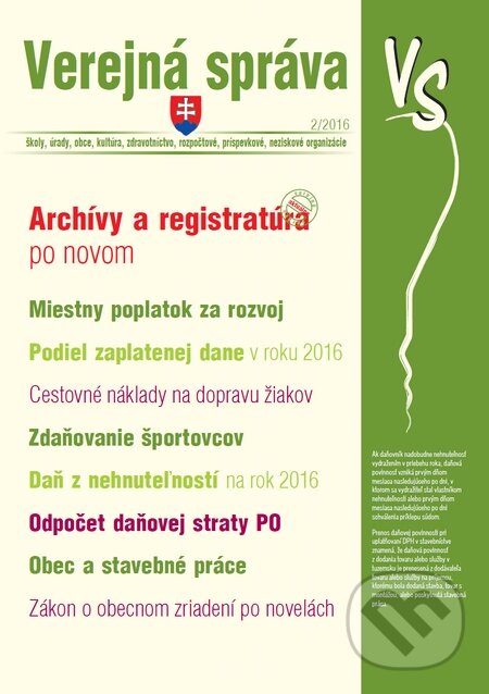 Kniha: Verejná správa 2/2016 (Poradca s.r.o.). Poradca s.r.o., 2016 Kniha: Verejná správa 2/2016 (Poradca s.r.o.). Poradca s.r.o., 2016
