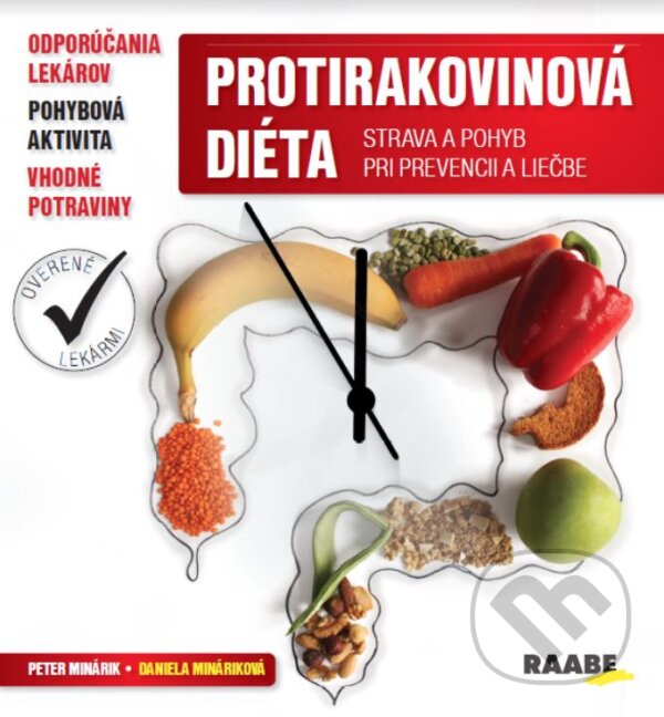 Kniha: Protirakovinová diéta (Daniela Mináriková a Peter Minárik). Raabe, 2023 Kniha: Protirakovinová diéta (Daniela Mináriková a Peter Minárik). Raabe, 2023