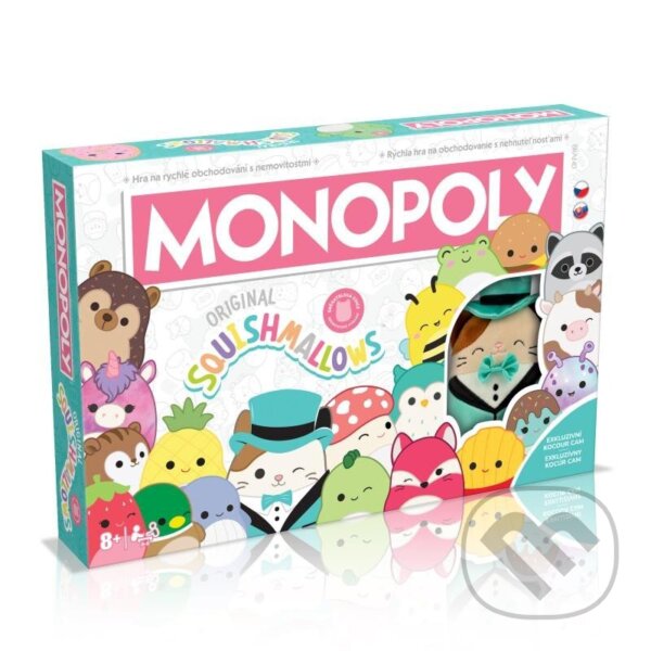 Spoločenská hra: Monopoly Squishmallows CZ (Winning Moves). Winning Moves, 2023 Spoločenská hra: Monopoly Squishmallows CZ (Winning Moves). Winning Moves, 2023