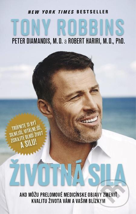 E-kniha: Životná sila (Peter H. Diamandis, Robert Hariri a Tony Robbins). Tatran, 2023 E-kniha: Životná sila (Peter H. Diamandis, Robert Hariri a Tony Robbins). Tatran, 2023