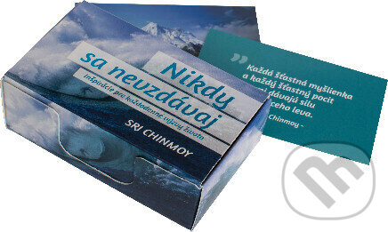 Kniha: Nikdy sa nevzdávaj (Sri Chinmoy). Madal Bal, 2019 Kniha: Nikdy sa nevzdávaj (Sri Chinmoy). Madal Bal, 2019