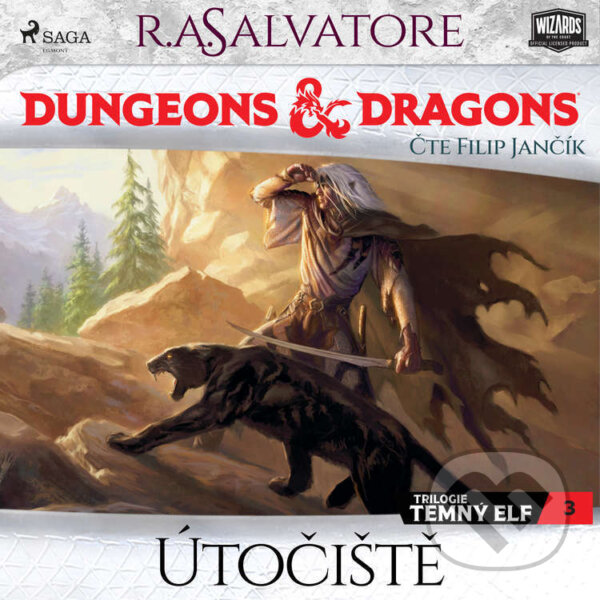 Audiokniha: Temný elf 3: Útočiště (R. A. Salvatore). Saga Egmont, 2023 Audiokniha: Temný elf 3: Útočiště (R. A. Salvatore). Saga Egmont, 2023