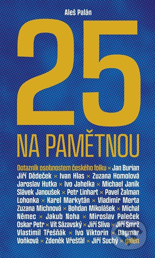 Kniha: Pětadvacet na pamětnou (Aleš Palán). Galén, 2023 Kniha: Pětadvacet na pamětnou (Aleš Palán). Galén, 2023