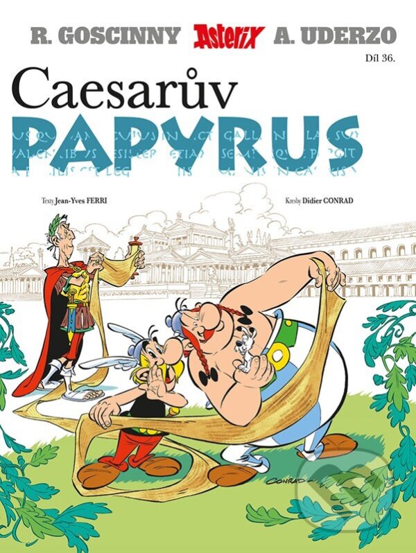 Kniha: Asterix 36 - Caesarův papyrus (Jean-Yves Ferri). Egmont ČR, 2024 Kniha: Asterix 36 - Caesarův papyrus (Jean-Yves Ferri). Egmont ČR, 2024