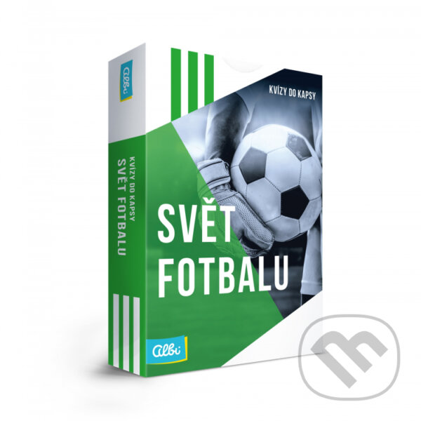 Společenská hra: Kvízy do kapsy - Svět fotbalu (Albi). Albi, 2023 Společenská hra: Kvízy do kapsy - Svět fotbalu (Albi). Albi, 2023