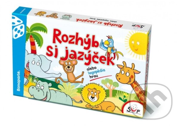 Spoločenská hra: Rozhýb si jazýček alebo logopédia hrou (Jitka Šufajzlová). ALLTOYS, 2016 Spoločenská hra: Rozhýb si jazýček alebo logopédia hrou (Jitka Šufajzlová). ALLTOYS, 2016