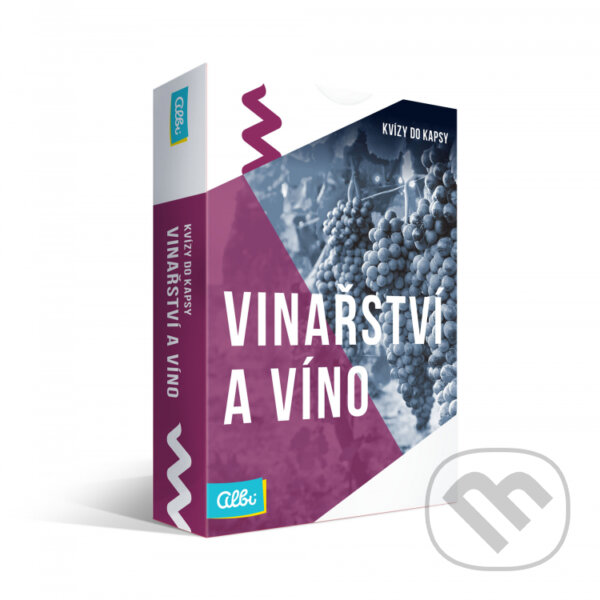 Společenská hra: Kvízy do kapsy - Víno a vinařství (Albi). Albi, 2023 Společenská hra: Kvízy do kapsy - Víno a vinařství (Albi). Albi, 2023
