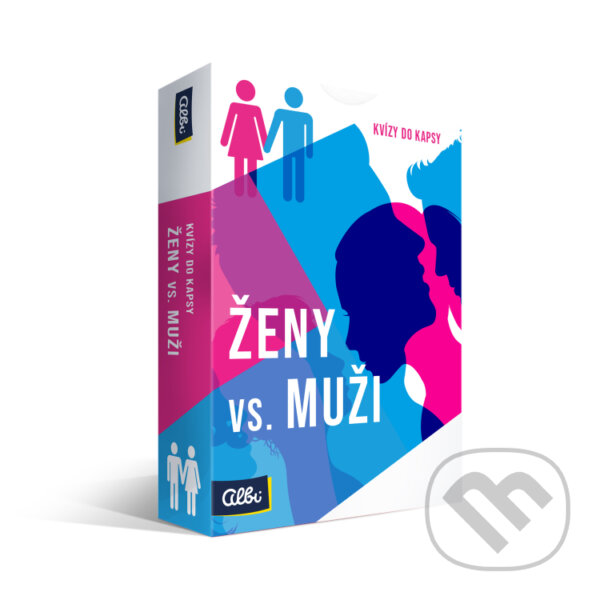 Společenská hra: Kvízy do kapsy - Ženy vs. muži (Albi). Albi, 2023 Společenská hra: Kvízy do kapsy - Ženy vs. muži (Albi). Albi, 2023