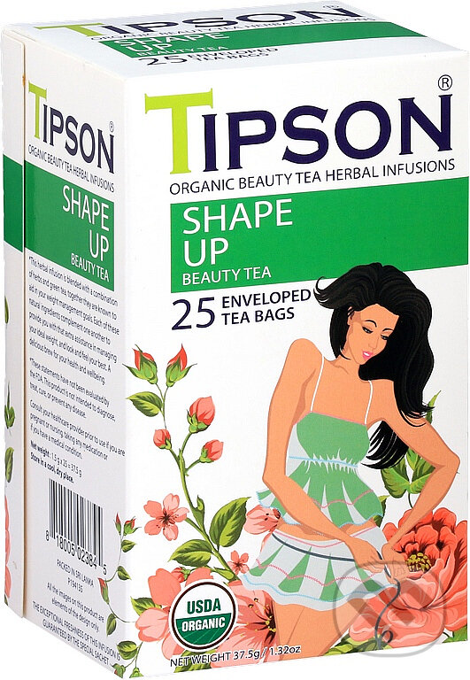 Kávy a čaje: TIPSON BIO Beauty Tea Shape Up 25x1,5g (Bio - Racio). Bio - Racio, 2023 Kávy a čaje: TIPSON BIO Beauty Tea Shape Up 25x1,5g (Bio - Racio). Bio - Racio, 2023