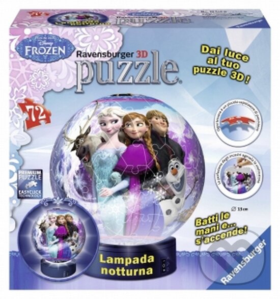 Ľadové kráľovstvo svietiaci puzzleball, ALLTOYS, 2016