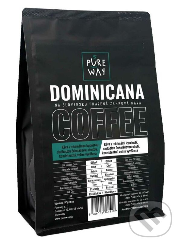 Kávy a čaje: Dominicana (Pure Way). Pure Way Kávy a čaje: Dominicana (Pure Way). Pure Way