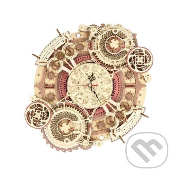 Puzzle: Puzzle 3D Nástěnné hodiny Zodiac (Robotime). Robotime, 2023 Puzzle: Puzzle 3D Nástěnné hodiny Zodiac (Robotime). Robotime, 2023