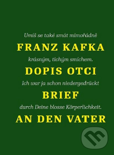 Dopis otci / Brief an den Vater - Franz Kafka, Občianske združenie Polska v Poprade, 2016