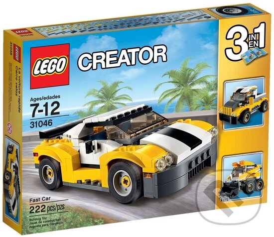 LEGO Creator 31046 Rychlé auto, LEGO, 2016