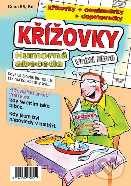 Kniha: Křížovky - Humorná abeceda 1 (Vráťa Ebr). Agrofin, 2014 Kniha: Křížovky - Humorná abeceda 1 (Vráťa Ebr). Agrofin, 2014