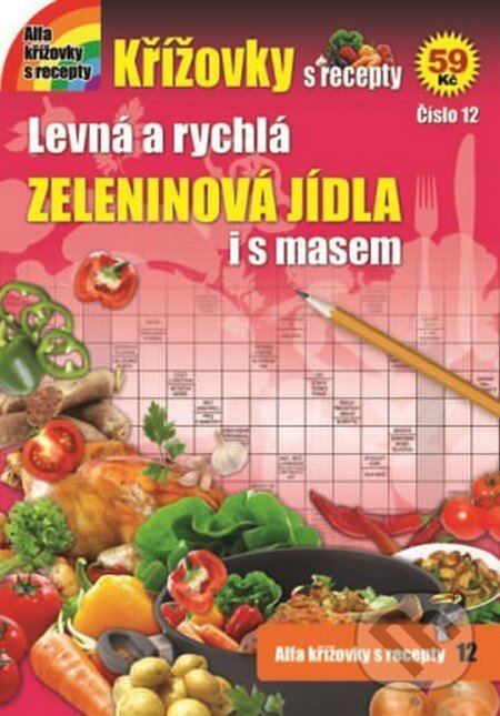 Křížovky s recepty 12: Zeleninová jídla i s masem, Alfasoft, 2016