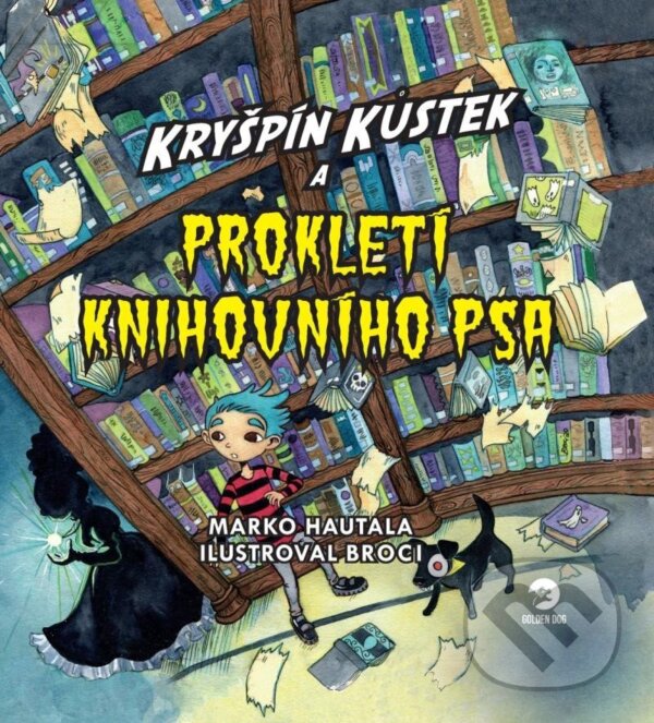 Kniha: Kryšpín Kůstek a prokletí knihovního psa (Marko Hautala). Golden Dog, 2023 Kniha: Kryšpín Kůstek a prokletí knihovního psa (Marko Hautala). Golden Dog, 2023