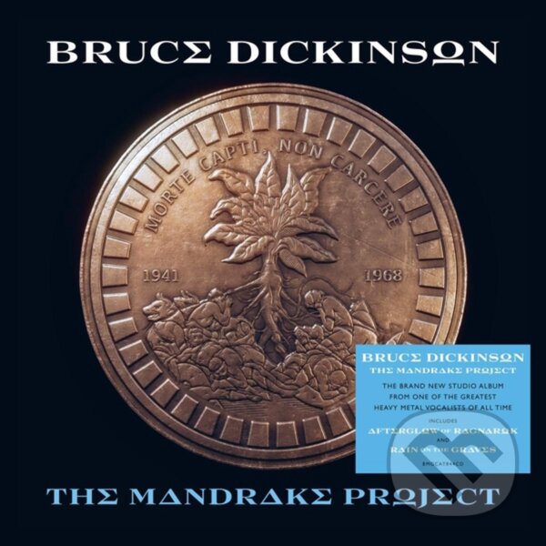 Hudební CD: Bruce Dickinson: The Mandrake Project (Hudobné albumy). Hudobné albumy, 2024 Hudební CD: Bruce Dickinson: The Mandrake Project (Hudobné albumy). Hudobné albumy, 2024
