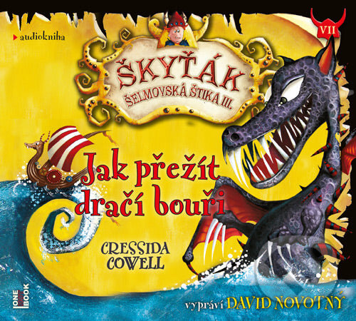 Audiokniha: Jak přežít dračí bouři (Cressida Cowell). OneHotBook, 2023 Audiokniha: Jak přežít dračí bouři (Cressida Cowell). OneHotBook, 2023