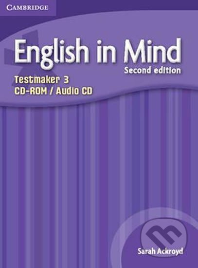 Audiokniha: English in Mind Level 3 Testmaker CD-ROM and Audio CD (Sarah Ackroyd). Cambridge University Press Audiokniha: English in Mind Level 3 Testmaker CD-ROM and Audio CD (Sarah Ackroyd). Cambridge University Press