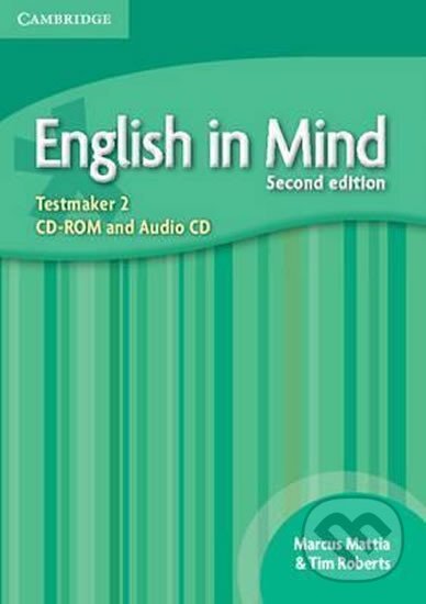 Audiokniha: English in Mind Level 2 Testmaker CD-ROM and Audio CD (Alison Greenwood). Cambridge University Press Audiokniha: English in Mind Level 2 Testmaker CD-ROM and Audio CD (Alison Greenwood). Cambridge University Press
