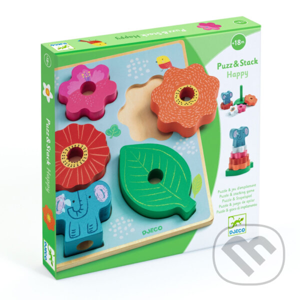 Společenská hra: Puzz&Stack: Happy (Djeco). Djeco, 2023 Společenská hra: Puzz&Stack: Happy (Djeco). Djeco, 2023
