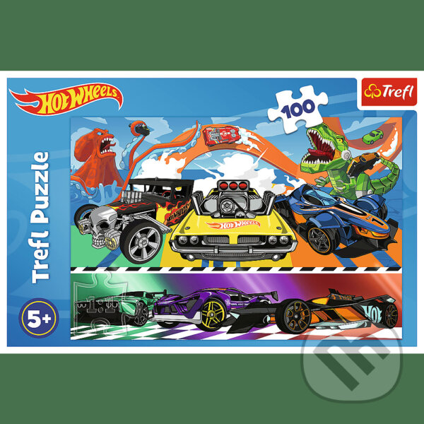 Puzzle: Rýchlostné autá / Hot Wheels (Trefl). Trefl Puzzle: Rýchlostné autá / Hot Wheels (Trefl). Trefl