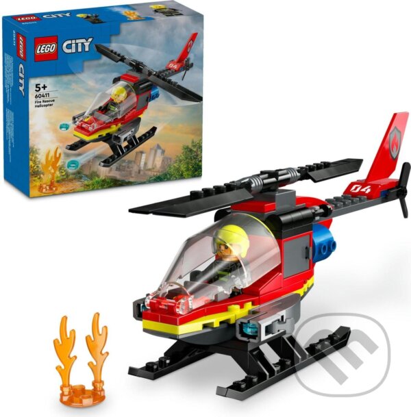 Společenská hra: LEGO® City 60411 Hasičský záchranný vrtuľník (LEGO). LEGO, 2024 Společenská hra: LEGO® City 60411 Hasičský záchranný vrtuľník (LEGO). LEGO, 2024