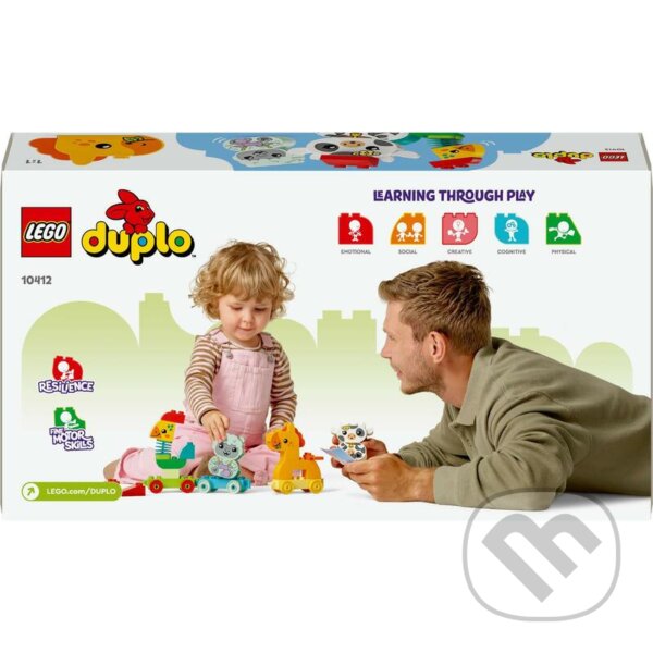 Společenská hra: LEGO® DUPLO® 10412 Vláčik so zvieratkami (LEGO). LEGO, 2024 Společenská hra: LEGO® DUPLO® 10412 Vláčik so zvieratkami (LEGO). LEGO, 2024