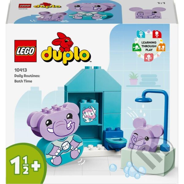 Spoločenská hra: LEGO® DUPLO® 10413 Každodenné aktivity: Kúpanie (LEGO). LEGO, 2024 Spoločenská hra: LEGO® DUPLO® 10413 Každodenné aktivity: Kúpanie (LEGO). LEGO, 2024