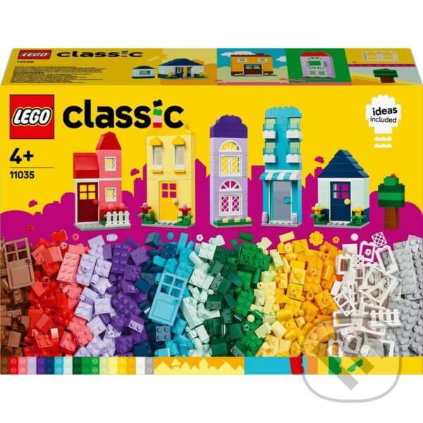 Spoločenská hra: LEGO® Classic 11035 Tvorivé domčeky (LEGO). LEGO, 2024 Spoločenská hra: LEGO® Classic 11035 Tvorivé domčeky (LEGO). LEGO, 2024