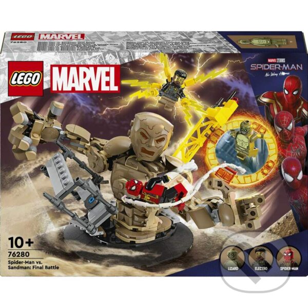 Spoločenská hra: LEGO® Marvel 76280 Spider-Man vs. Sandman: Posledný súboj (LEGO). LEGO, 2024 Spoločenská hra: LEGO® Marvel 76280 Spider-Man vs. Sandman: Posledný súboj (LEGO). LEGO, 2024