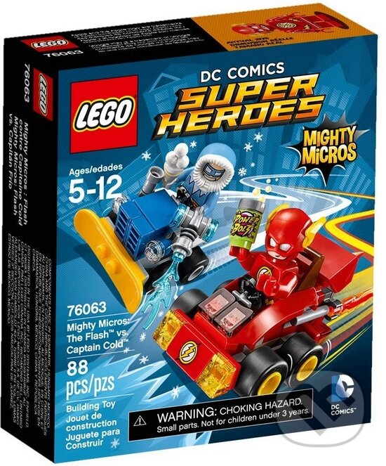 Spoločenská hra: LEGO Super Heroes 76063 Mighty Micros: Flash vs. Kapitán Cold (LEGO). LEGO, 2016 Spoločenská hra: LEGO Super Heroes 76063 Mighty Micros: Flash vs. Kapitán Cold (LEGO). LEGO, 2016