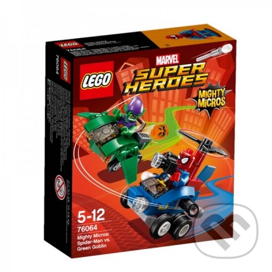 Společenská hra: LEGO Super Heroes 76064 Mighty Micros: Spiderman vs. Green Goblin (LEGO). LEGO, 2016 Společenská hra: LEGO Super Heroes 76064 Mighty Micros: Spiderman vs. Green Goblin (LEGO). LEGO, 2016