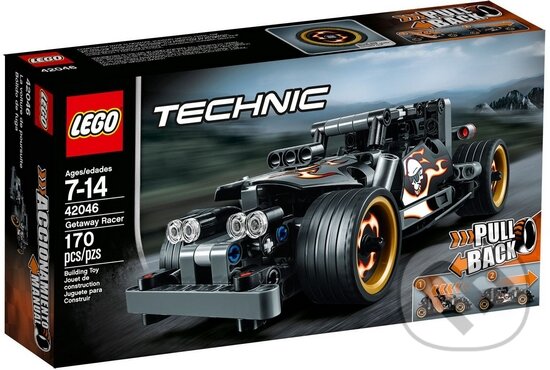 LEGO Technic 42046 Únikové pretekárske auto, LEGO, 2016