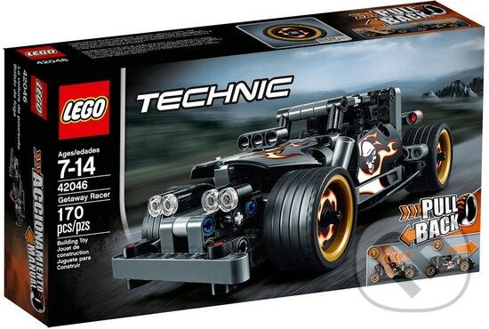 Společenská hra: LEGO Technic 42046 Únikové závodní auto (LEGO). LEGO, 2016 Společenská hra: LEGO Technic 42046 Únikové závodní auto (LEGO). LEGO, 2016