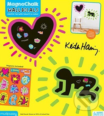 Kniha: MagnaChalk Wall Decals (Keith Haring). Mudpuppy, 2015 Kniha: MagnaChalk Wall Decals (Keith Haring). Mudpuppy, 2015
